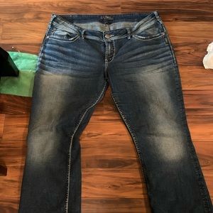 Silver jeans